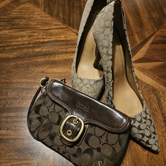 coach high heel shoes